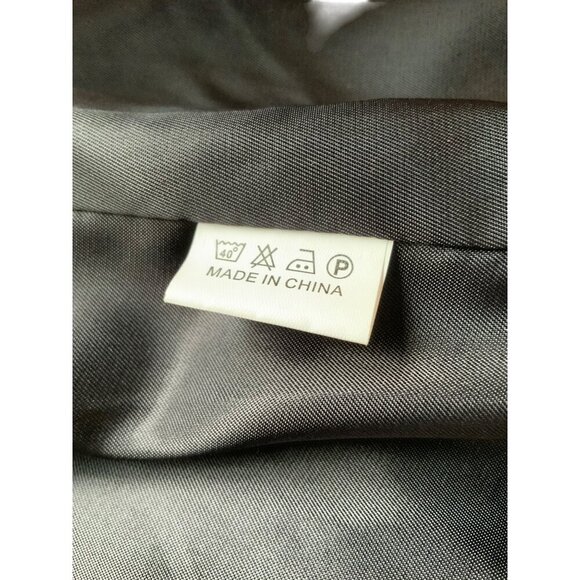 A N L  JACKET black CH36 H40  26 long   Medium  pearl buttons - Picture 9 of 10